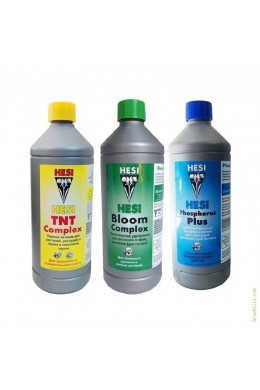 Комплект удобрений HESI  Bloom Complex 1L+Phosphorus Plus 1L+TNT Complex 1L